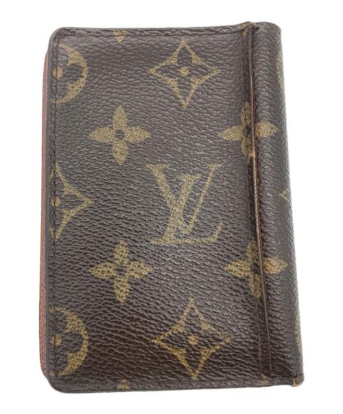 LOUIS VUITTON（ルイ ヴィトン）LOUIS VUITTON (ルイ ヴィトン) ポルトカルト パス ヴェルティカル/カードケース ブラウン サイズ:表示なしの古着・服飾アイテム