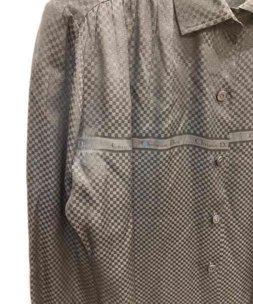 Christian Dior（クリスチャン ディオール）Christian Dior (クリスチャン ディオール) シルクブラウス ブラック サイズ:Sの古着・服飾アイテム