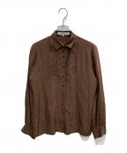 Christian Diorクリスチャン ディオール）の古着「シルクギャザーブラウス」｜ブラウン