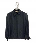 Christian Diorクリスチャン ディオール）の古着「シルクブラウス」｜ブラック