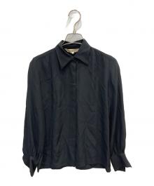 Christian Dior（クリスチャン ディオール）の古着「シルクブラウス」｜ブラック