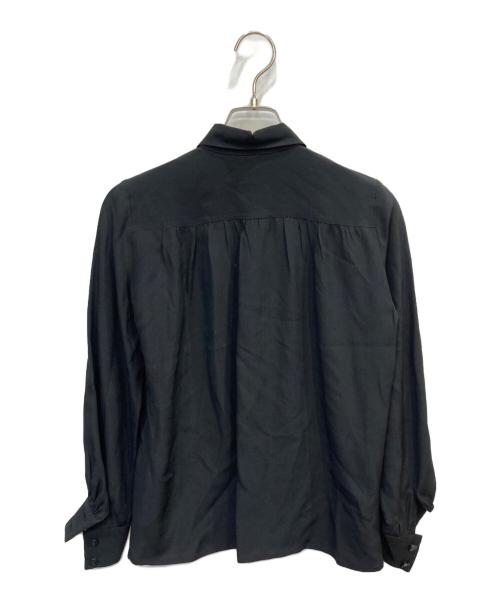 Christian Dior（クリスチャン ディオール）Christian Dior (クリスチャン ディオール) シルクブラウス ブラック サイズ:Sの古着・服飾アイテム