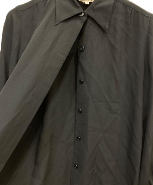 Christian Dior（クリスチャン ディオール）Christian Dior (クリスチャン ディオール) シルクブラウス ブラック サイズ:Sの古着・服飾アイテム