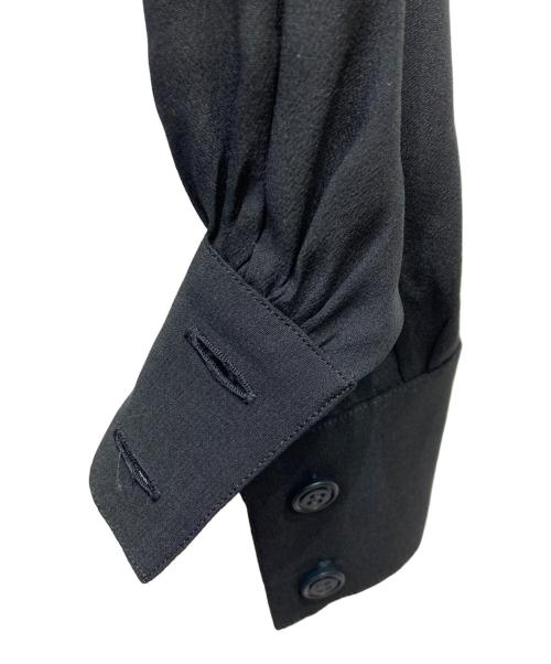 Christian Dior（クリスチャン ディオール）Christian Dior (クリスチャン ディオール) シルクブラウス ブラック サイズ:Sの古着・服飾アイテム