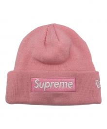 SUPREME×New Era（シュプリーム×ニューエラ）の古着「Box Logo Beanie 'Dusty Pink'」｜ダスティーピンク