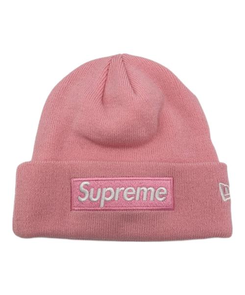 SUPREME（シュプリーム）Supreme (シュプリーム) New Era (ニューエラ) Box Logo Beanie 'Dusty Pink' ダスティーピンク サイズ:FREEの古着・服飾アイテム