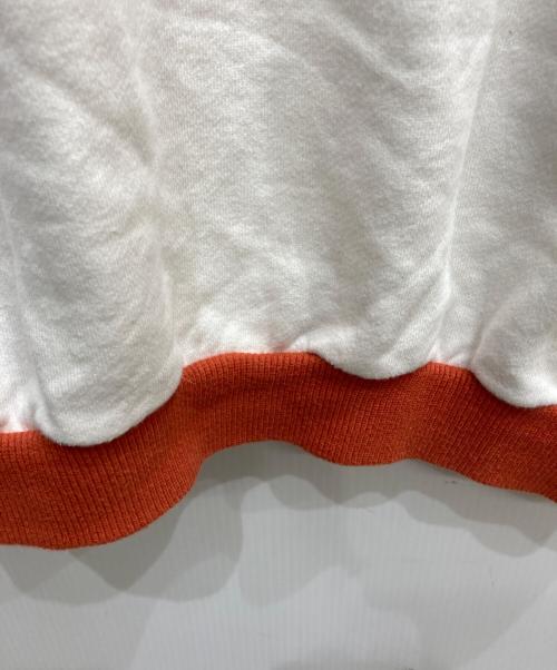 HUMAN MADE（ヒューマンメイド）HUMAN MADE (ヒューマンメイド) ハンバーガー柄ボーダースウェット ホワイト サイズ:Mの古着・服飾アイテム