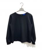 BLUE LABEL CRESTBRIDGEブルーレーベルクレストブリッジ）の古着「ストレッチポンチプルオーバー」｜ブラック