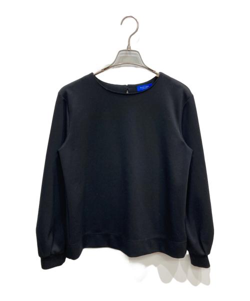 BLUE LABEL CRESTBRIDGE（ブルーレーベルクレストブリッジ）BLUE LABEL CRESTBRIDGE (ブルーレーベルクレストブリッジ) ストレッチポンチプルオーバー ブラック サイズ:38の古着・服飾アイテム