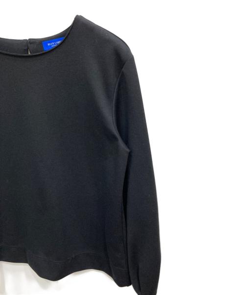 BLUE LABEL CRESTBRIDGE（ブルーレーベルクレストブリッジ）BLUE LABEL CRESTBRIDGE (ブルーレーベルクレストブリッジ) ストレッチポンチプルオーバー ブラック サイズ:38の古着・服飾アイテム