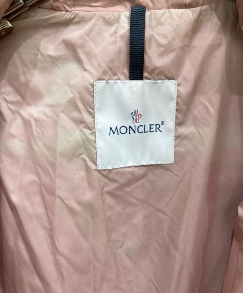 MONCLER（モンクレール）MONCLER (モンクレール) BONNARD ナイロンコート ピンク サイズ:00の古着・服飾アイテム