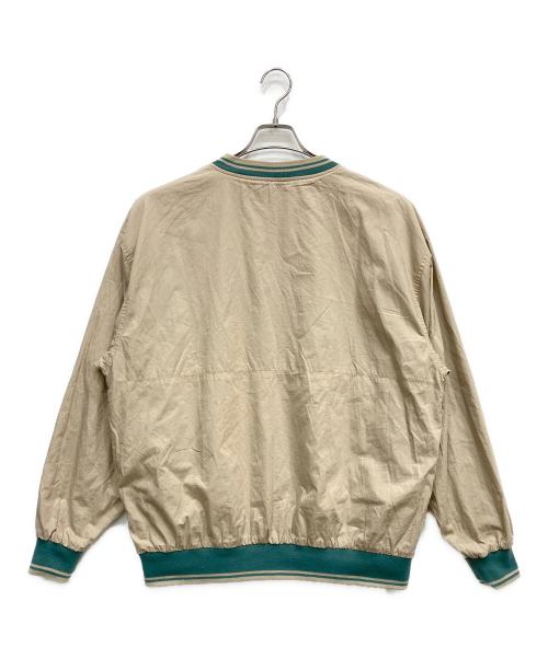 HUF（ハフ）HUF (ハフ) リバーシブルナイロンプルオーバー グリーン×ベージュ サイズ:Mの古着・服飾アイテム