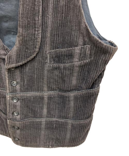 Y's for men（ワイズフォーメン）Y'S for men (ワイズフォーメン) 太畝コーデュロイジレ ブラウン サイズ:表記なしの古着・服飾アイテム