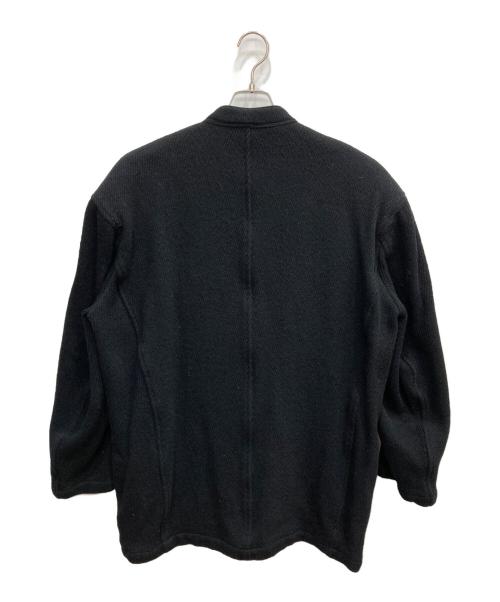 Yohji Yamamoto pour homme（ヨウジヤマモト プールオム）Yohji Yamamoto pour homme (ヨウジヤマモト プールオム) ダブルニットジャケット ブラック サイズ:Mの古着・服飾アイテム