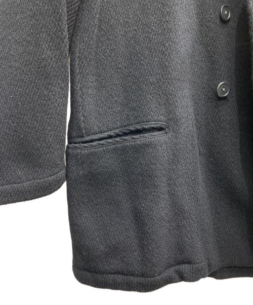 Yohji Yamamoto pour homme（ヨウジヤマモト プールオム）Yohji Yamamoto pour homme (ヨウジヤマモト プールオム) ダブルニットジャケット ブラック サイズ:Mの古着・服飾アイテム