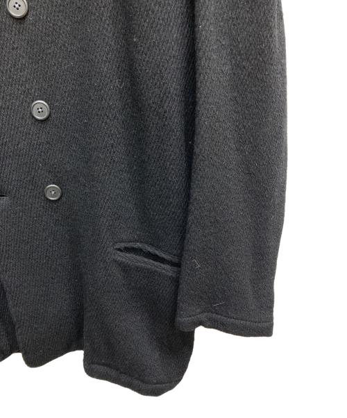Yohji Yamamoto pour homme（ヨウジヤマモト プールオム）Yohji Yamamoto pour homme (ヨウジヤマモト プールオム) ダブルニットジャケット ブラック サイズ:Mの古着・服飾アイテム