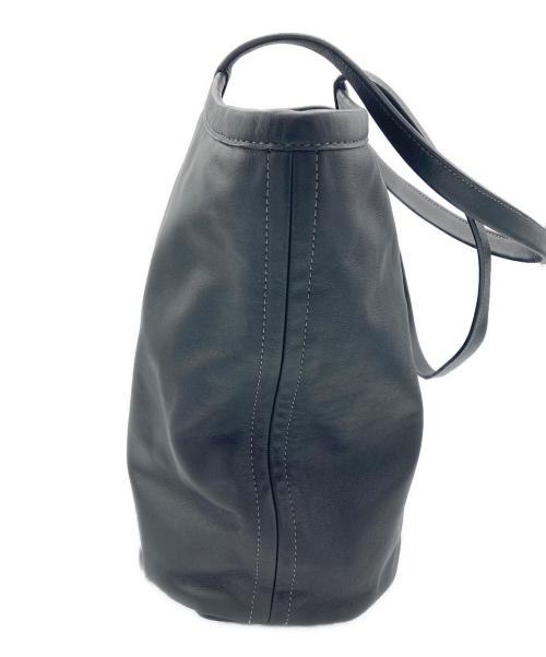 COACH（コーチ）COACH (コーチ) レザートートバッグ ブラックの古着・服飾アイテム