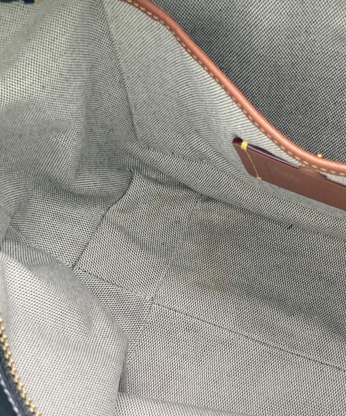 COACH（コーチ）COACH (コーチ) レザートートバッグ ブラックの古着・服飾アイテム