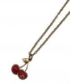 COACHコーチ）の古着「チェリーチャームペンダントネックレス」｜ゴールド