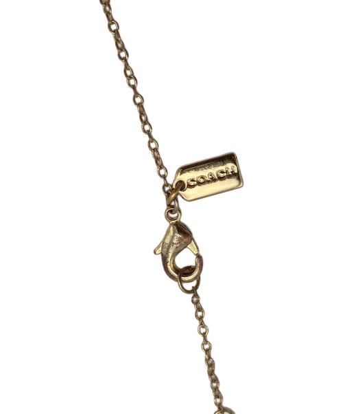 COACH（コーチ）COACH (コーチ) チェリーチャームペンダントネックレス ゴールドの古着・服飾アイテム