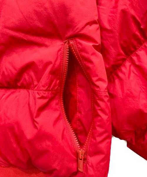 adidas（アディダス）adidas (アディダス) アディカラークロップド合成ダウンジャケット レッド サイズ:2XL 未使用品の古着・服飾アイテム