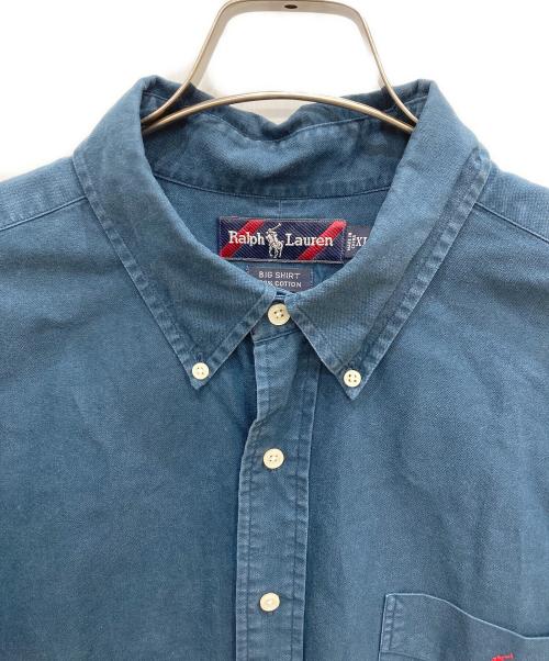 RALPH LAUREN（ラルフローレン）RALPH LAUREN (ラルフローレン) BIG SHIRT ボタンダウンシャツ ネイビー サイズ:XLの古着・服飾アイテム