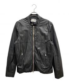 wings+horns（ウィングスアンドホーン）の古着「レザーライダースジャケット」｜ブラック