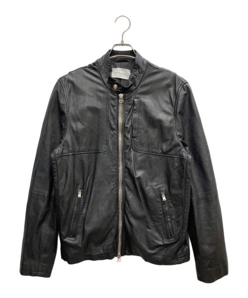 wings+horns（ウィングスアンドホーン）wings+horns (ウィングスアンドホーン) レザーライダースジャケット ブラック サイズ:1/gの古着・服飾アイテム