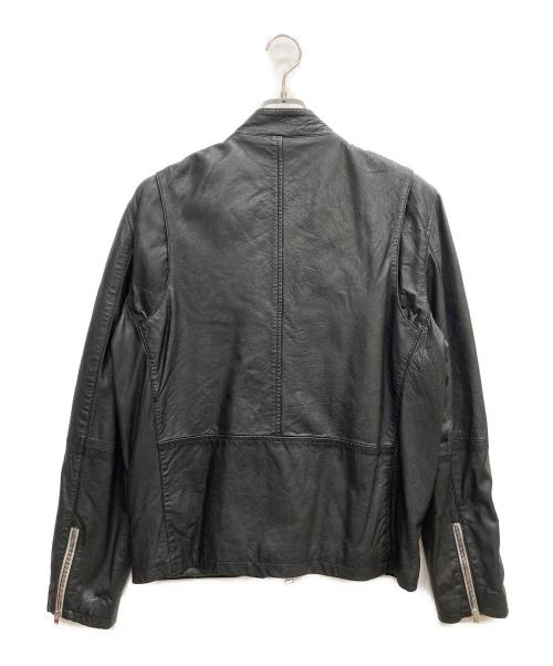 wings+horns（ウィングスアンドホーン）wings+horns (ウィングスアンドホーン) レザーライダースジャケット ブラック サイズ:1/gの古着・服飾アイテム