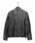 wings+horns (ウィングスアンドホーン) レザーライダースジャケット ブラック サイズ:1/g：8000円