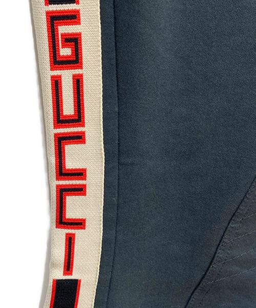 GUCCI（グッチ）GUCCI (グッチ) サイドラインギャバジンストレッチパンツ ブルーグレー サイズ:46の古着・服飾アイテム