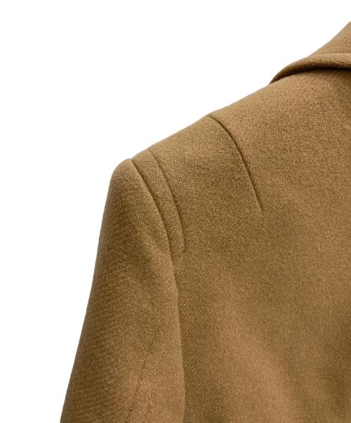 PS Paul Smith（ＰＳポールスミス）PS Paul Smith (ＰＳポールスミス) ウールメルトンピーコート キャメル サイズ:Mの古着・服飾アイテム