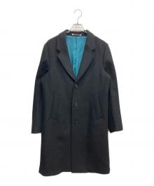 PS Paul Smith（ＰＳポールスミス）の古着「ウールメルトンチェスターコート」｜ブラック