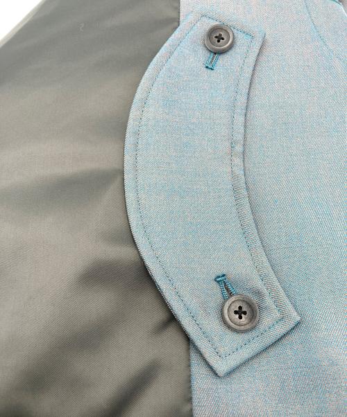 MAISON SPECIAL（メゾンスペシャル）MAISON SPECIAL (メゾンスペシャル) ションヘルピークドラペルプライムオーバーダブルテーラードジャケット ブルー サイズ:01の古着・服飾アイテム