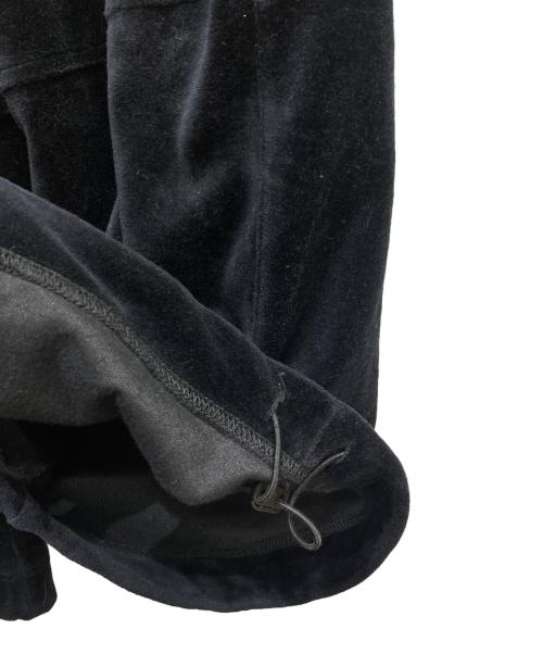 MAISON SPECIAL（メゾンスペシャル）MAISON SPECIAL (メゾンスペシャル) Prime-Wide Velor Cargo Pants ブラックの古着・服飾アイテム