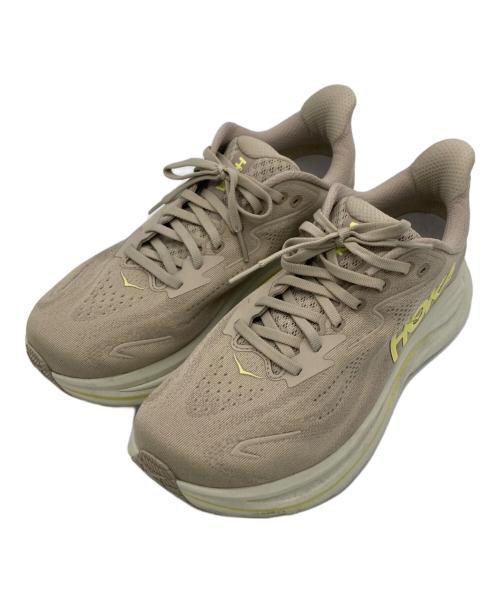 HOKAONEONE（ホカオネオネ）HOKAONEONE (ホカオネオネ) CLIFTON 10 WIDE ベージュ サイズ:26cmの古着・服飾アイテム