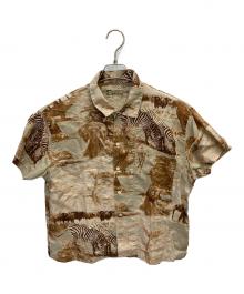PAPAS ISLAND（パパス アイランド）の古着「アロハシャツ」｜ベージュ