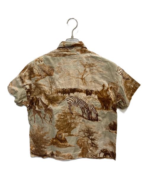 PAPAS ISLAND（パパス アイランド）PAPAS ISLAND (パパス アイランド) アロハシャツ ベージュ サイズ:表記なしの古着・服飾アイテム