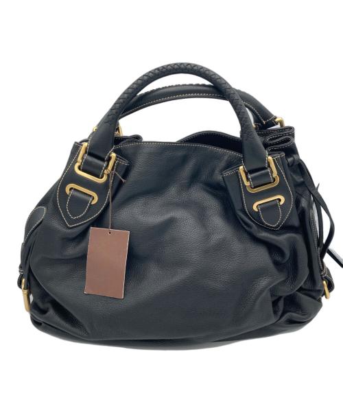 BALLY（バリー）BALLY (バリー) レザートートバッグ ブラックの古着・服飾アイテム