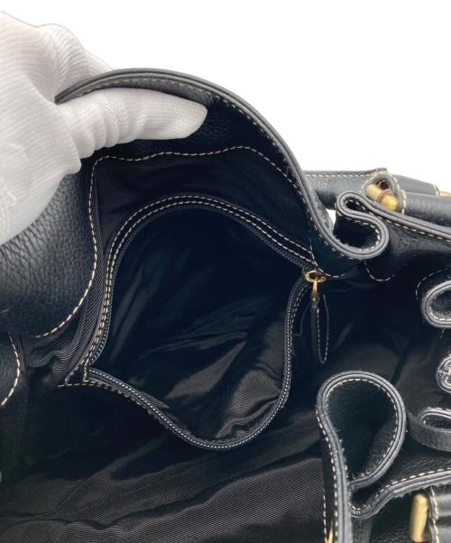 BALLY（バリー）BALLY (バリー) レザートートバッグ ブラックの古着・服飾アイテム