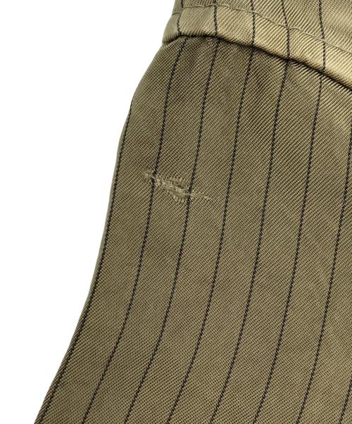 TOGA VIRILIS（トーガ ビリリース）TOGA VIRILIS (トーガ ビリリース) CUPRA STRIPE S/S SHIRT グリーン サイズ:46の古着・服飾アイテム