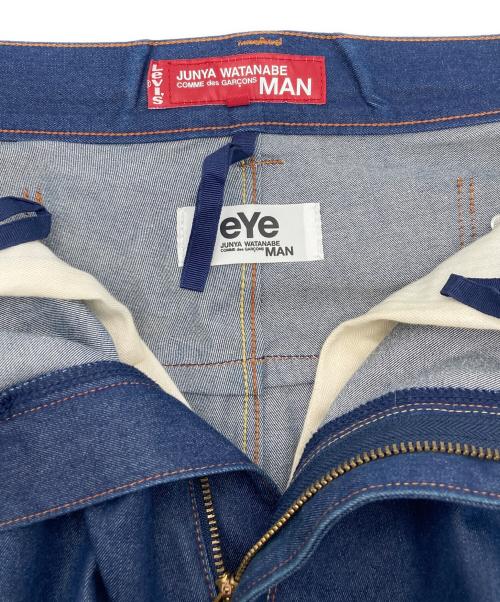 eYe COMME des GARCONS JUNYAWATANABE MAN（アイ コム デ ギャルソン ジュンヤ ワタナベ マン）eYe COMME des GARCONS JUNYAWATANABE MAN (アイ コム デ ギャルソン ジュンヤ ワタナベ マン) LEVI'S (リーバイス) 綿ウェポンデニム インディゴ サイズ:Sの古着・服飾アイテム