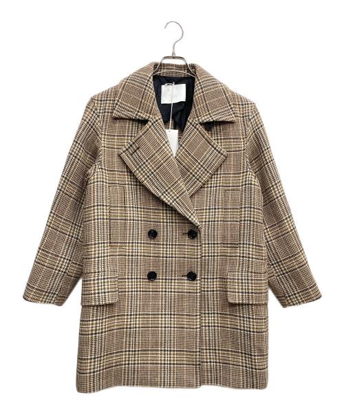 HUGO BOSS（ヒューゴ ボス）HUGO BOSS (ヒューゴ ボス) ダブルブレストコート ベージュ サイズ:38 未使用品の古着・服飾アイテム