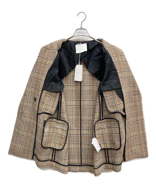 HUGO BOSS（ヒューゴ ボス）HUGO BOSS (ヒューゴ ボス) ダブルブレストコート ベージュ サイズ:38 未使用品の古着・服飾アイテム