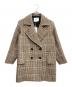 HUGO BOSS（ヒューゴ ボス）の古着「ダブルブレストコート」｜ベージュ