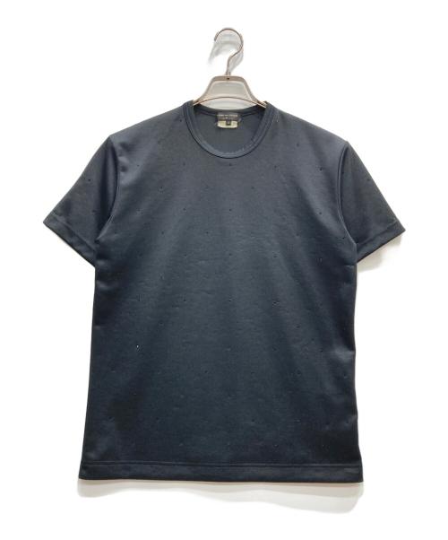 COMME des GARCONS HOMME PLUS（コムデギャルソンオムプリュス）COMME des GARCONS HOMME PLUS (コムデギャルソンオムプリュス) ビーズ装飾Tシャツ ブラック サイズ:Sの古着・服飾アイテム