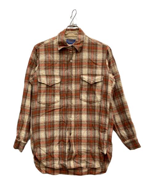 PENDLETON（ペンドルトン）PENDLETON (ペンドルトン) ウールシャツ ブラウン サイズ:Sの古着・服飾アイテム