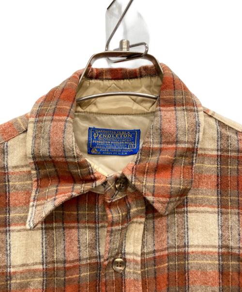 PENDLETON（ペンドルトン）PENDLETON (ペンドルトン) ウールシャツ ブラウン サイズ:Sの古着・服飾アイテム