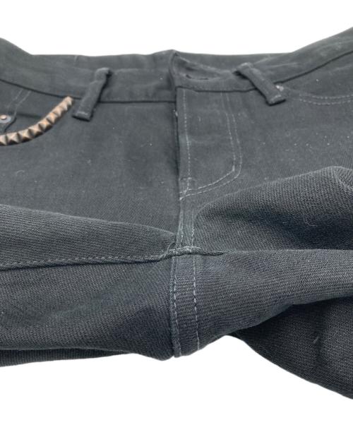 Hysteric Glamour（ヒステリックグラマー）Hysteric Glamour (ヒステリックグラマー) スタッズスキニーデニムパンツ ブラック サイズ:30の古着・服飾アイテム