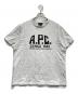 A.P.C.（アーペーセー）の古着「ロゴプリントTシャツ」｜グレー